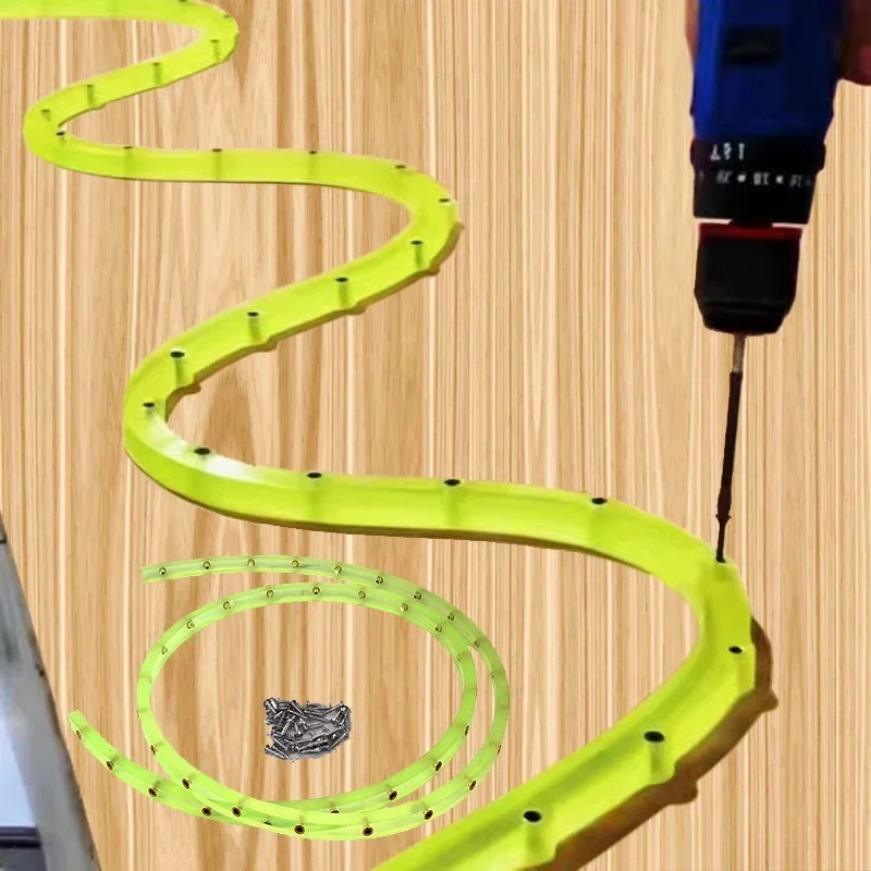 Tool Woodworking Flexible Template for Curved and Arched Routing Profiling Strip 200CM Adjustable & Fixed Complex Shape Contour