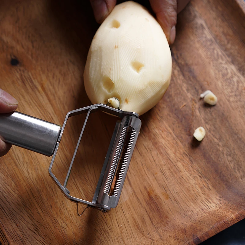 Walfos aço inoxidável multi-função descascador slicer vegetal frutas batata ralador de pepino portátil afiada acessórios de cozinha