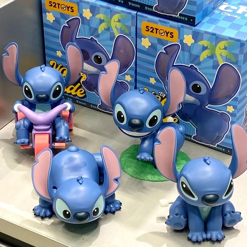 

52 игрушки, стежка вокруг Заводного механизма, подвижная серия, модель, слепая коробка, модные игрушки, кавайные милые забавные украшения для рабочего стола, аниме, подарки на день рождения