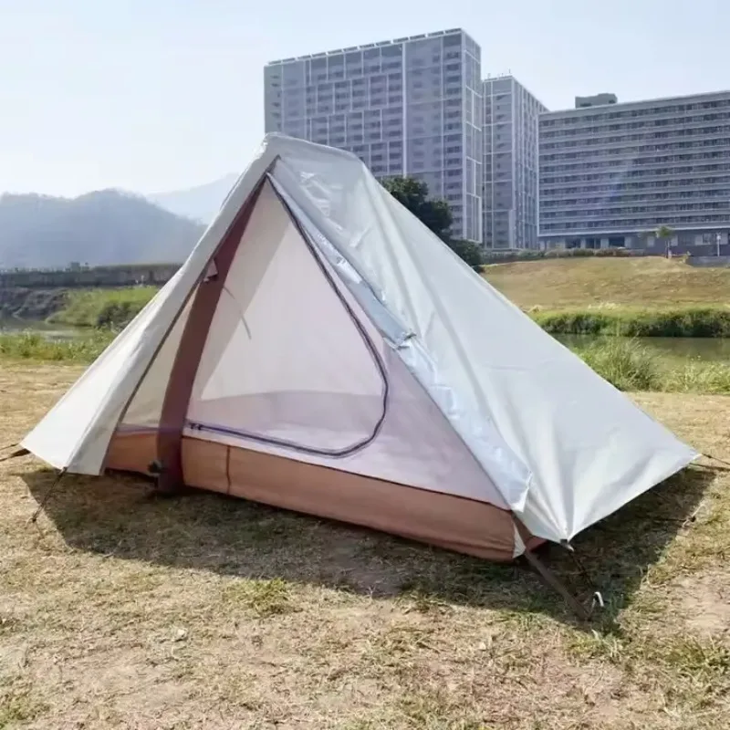 

2025 Portable Outdoor Camping Inflatable Tent Double Layer Waterproof Tent For Two People