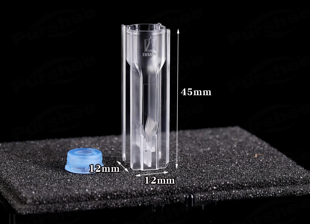 Malvern 40μL Mikroküvette 10mm Lichtweg ZEN0040 Einweg-Probenzelle für Zetasizer Nano-Serie zur Partikelgrößenmessung – Detail 2