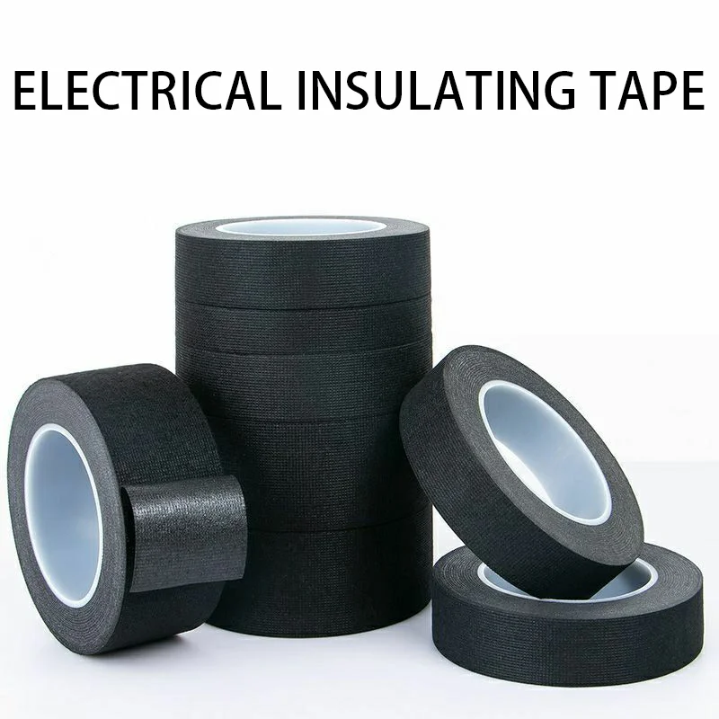 15m Tape Car Engine Compartment Car With High Temperature Resistance Insulation Flame Retardant Velvet Electrical Tape Cloth