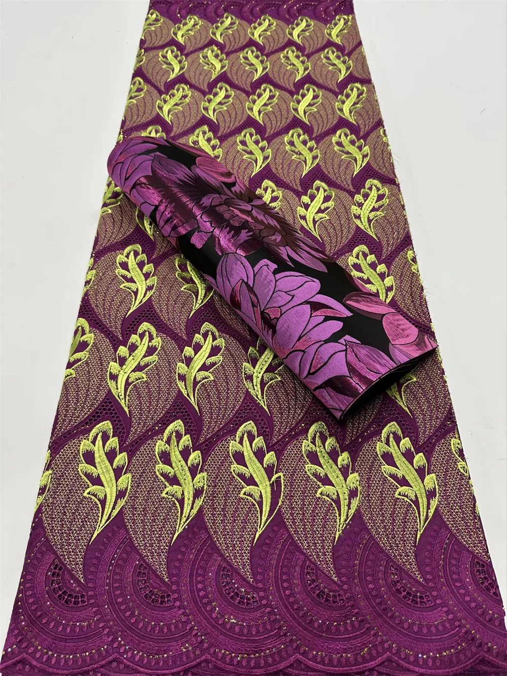 

100% хлопок, швейцарская вуаль, кружевная ткань и головной убор Sego, 2P, африканская сухая кружевная вышивка, ткань для свадебной вечеринки