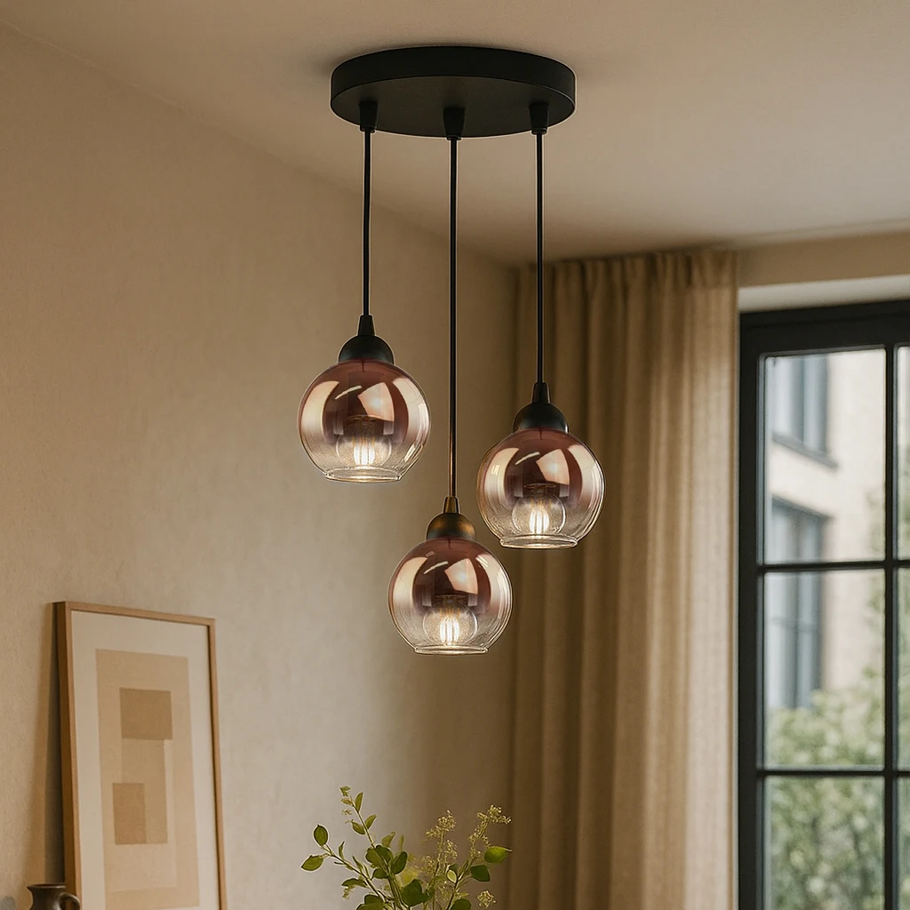 Nordic Moderne Eenvoudige Eetkamer Woonkamer Hanglampen Kroonluchter Cafe Bar Bar 1-5 Heads Glazen Hanglamp E27