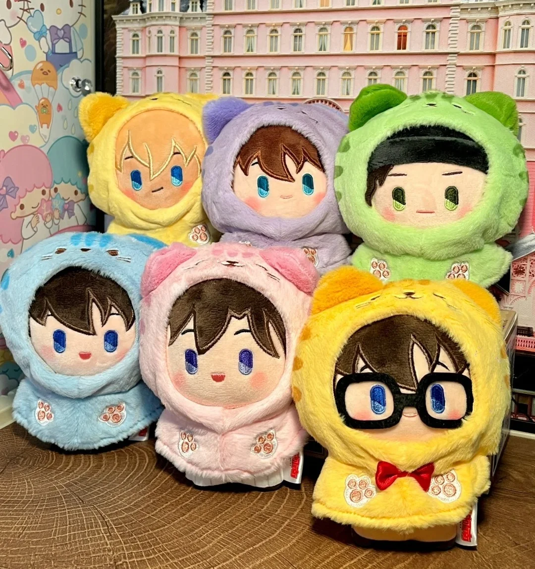 Genuino Detective Conan Cat Cape Series Blind Box Toys Bento Pendant Anime Figure Collection Modello Personalizzato Kawaii Regalo Giocattoli ﻿