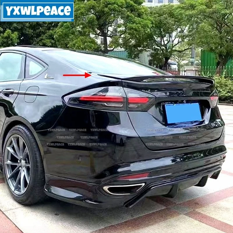 Para Ford Mondeo/Fusion 2013 2014 2015 2016-2020 decoración de coche pintura de plástico ABS de alta calidad Color alerón trasero del maletero