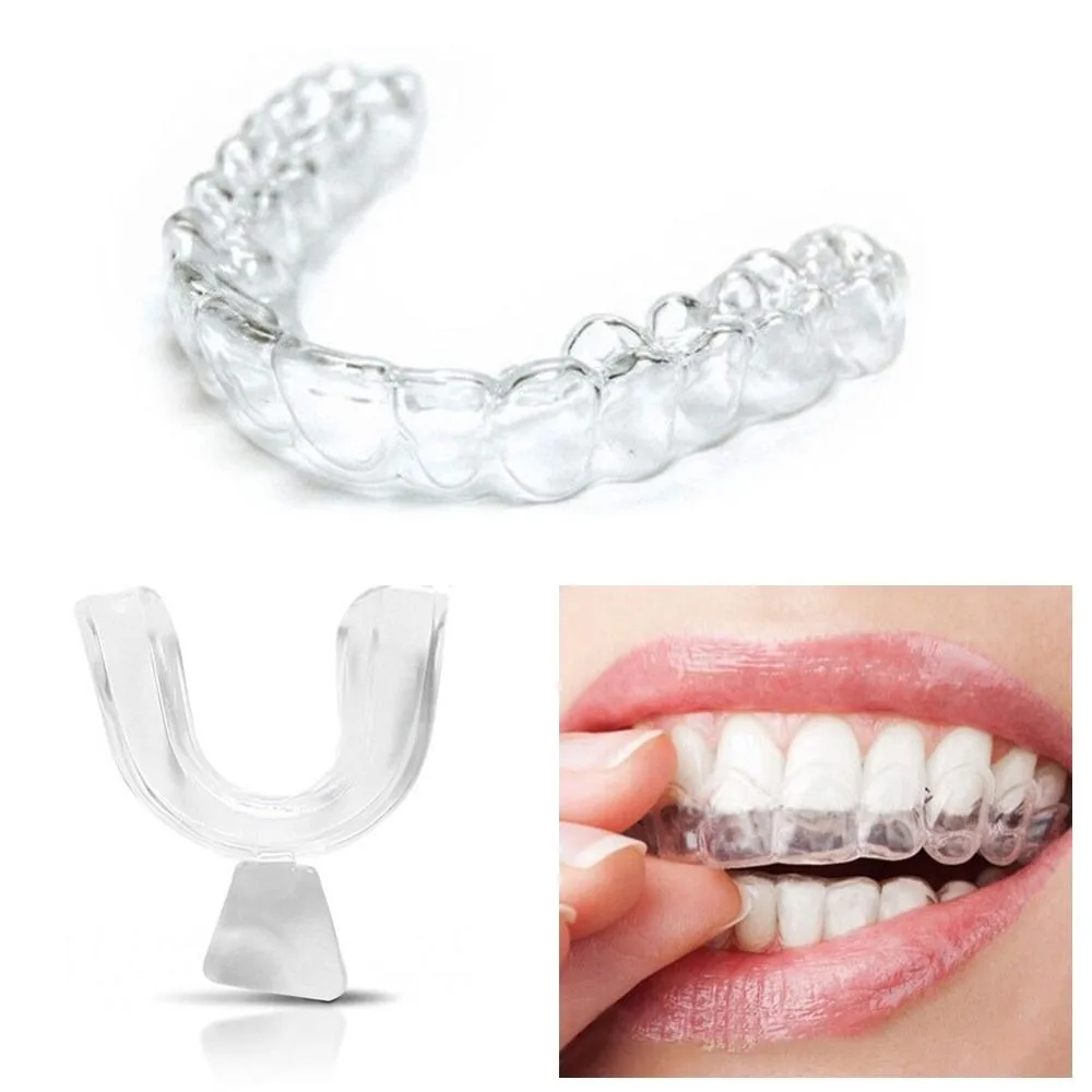 2PCS Silicone Evening Braces for Grinding Teeth Dental Sleep Aids