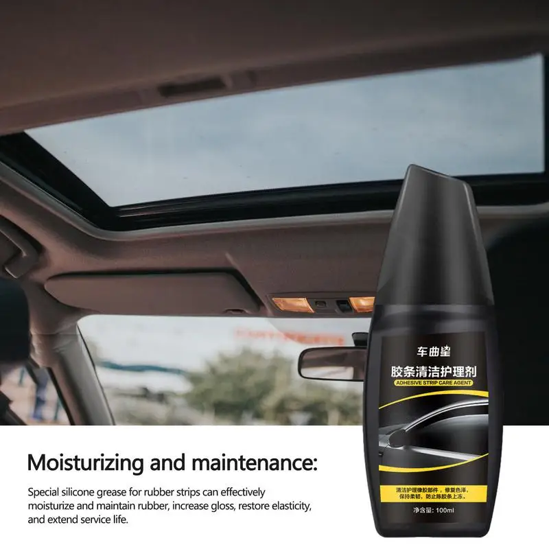 Rubber Seal Conditioner Spray Car Lubricant Agent Seal Strip Conditioner Lubricant Spray Softening Seal Auto Silicone Grease