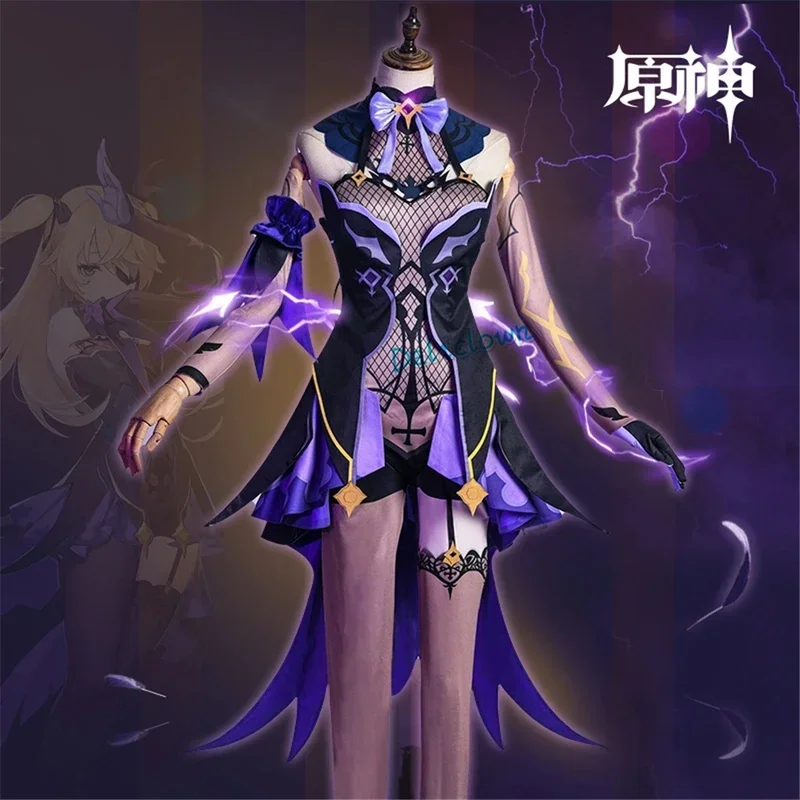 Gioco Genshi Impact Fish Costume Cosplay Parrucche Scarpe Donne Sexy Anime Abiti Abito Carnevale di Halloween Uniforme MN3