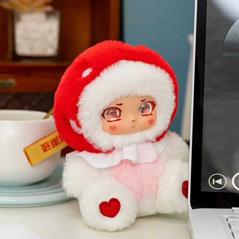 Cute Mushroom Doll Plush Toy Keychain Girl Backpack Animal Pendant Boy Car Cartoon Decorative Pendant Christmas Birthday Gift