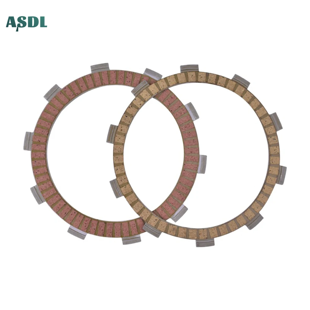 Steel and Friction Clutch Plate Set For Honda XL250 XL250R XR250R XR250 XL XR 250 VT125 VT125C Shadow XLV125 Varadero VT XLV 125