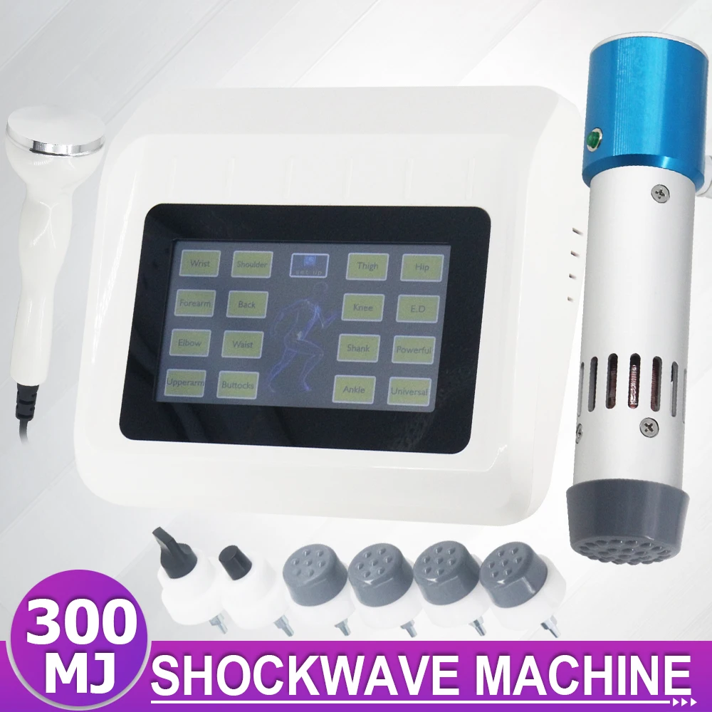 

Shockwave Therapy Machine Ultrasonic For Effective ED Treatment And Body Pain Relief 300MJ Professional Shock Wave Massager New