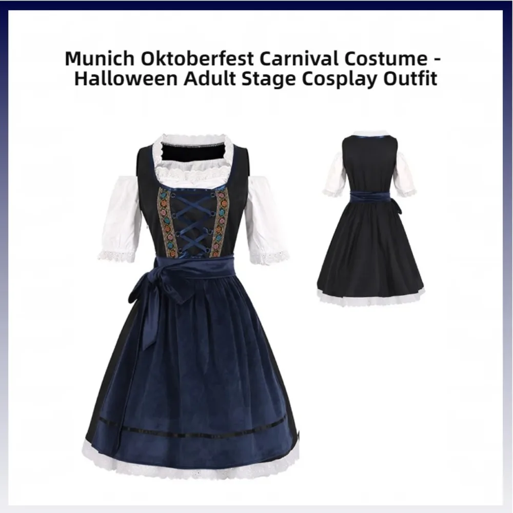

Карнавальный костюм Мюнхенского Октоберфеста-наряд для косплея на Хэллоуин для взрослых, одежда для выступлений на немецком фестивале