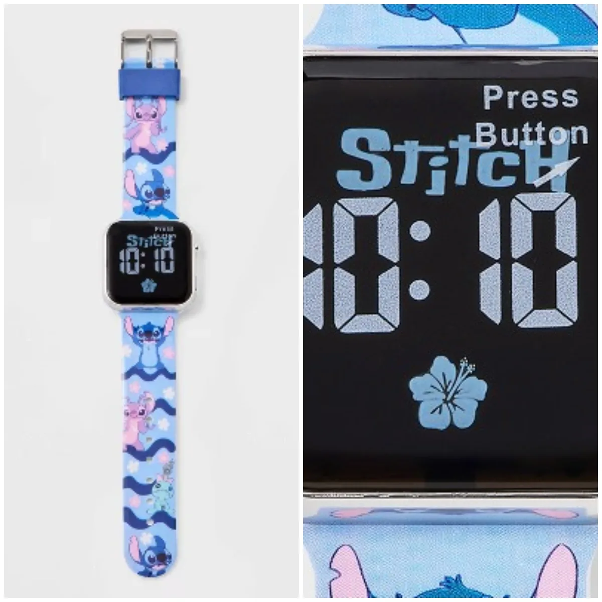 

Набор часов для девочек с браслетами - синий/розовый