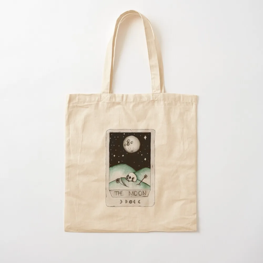 

The Moon Tarot Tote Bag Women's tote bag large size bags university shopper bag custom bags Canvas Tote