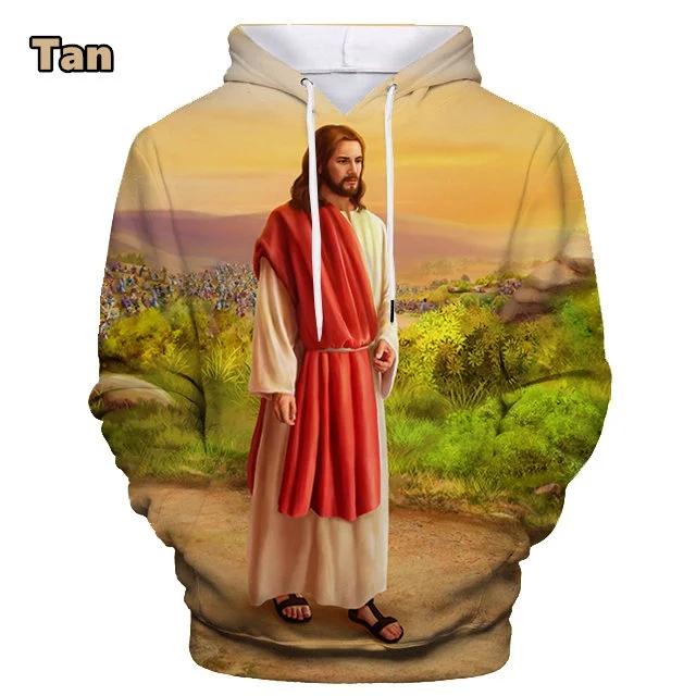 2022 God! Men/women The Cross Fashion Sweatshirt About Jesus Love Everone Christian 3D Hoodies