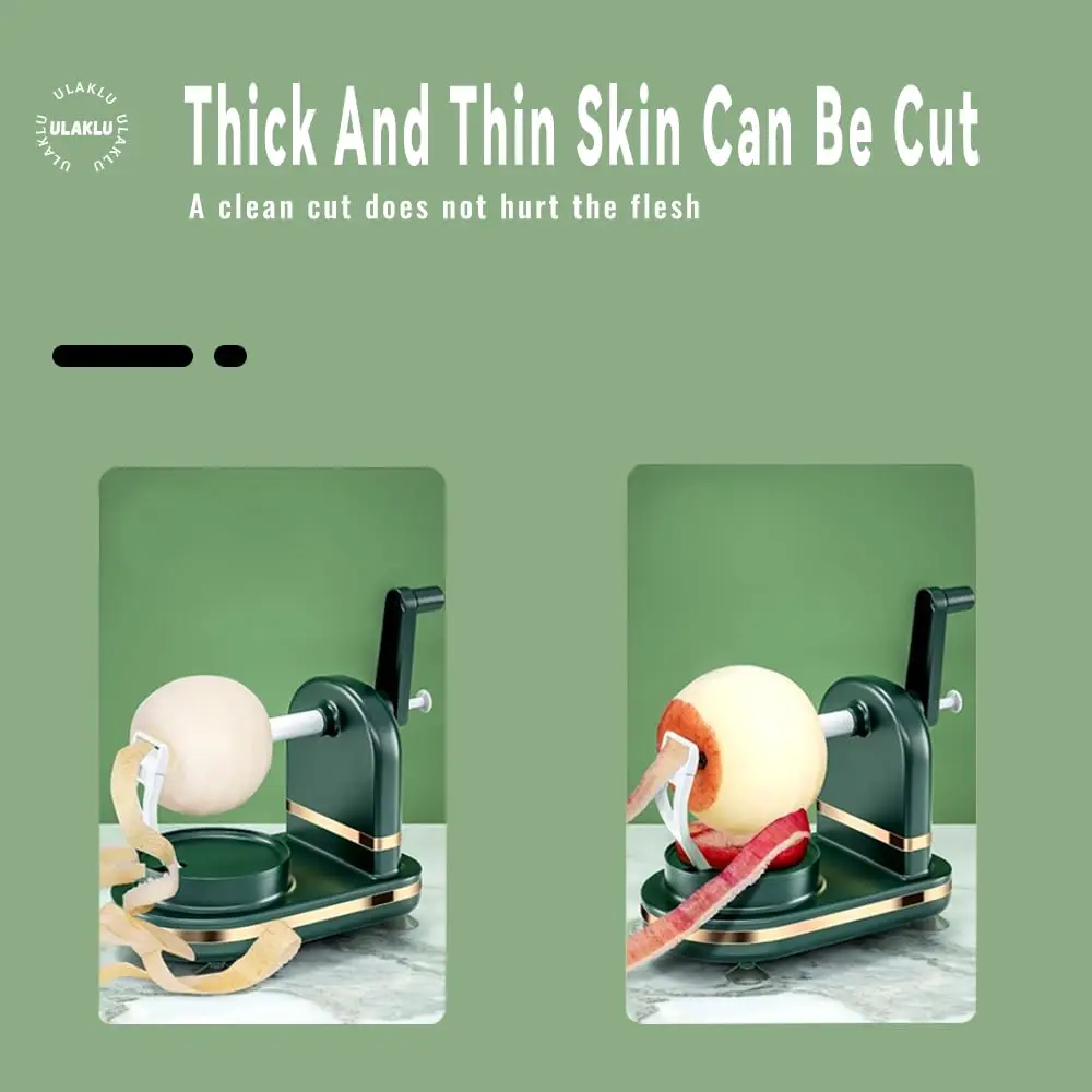 قم بتحسين تقشير التفاح الأوتوماتيكي، أداة المطبخ الدوارة اليدوية، قطاعة التفاح ومقشرات الجوفية للمطبخ، والمستقرة والشركة #2