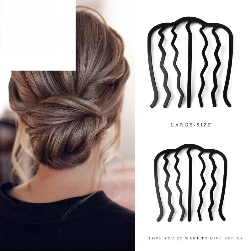 Korean Style Bun Barrettes Simple All-Match Hairpin Hairpin Hair Band Headdress