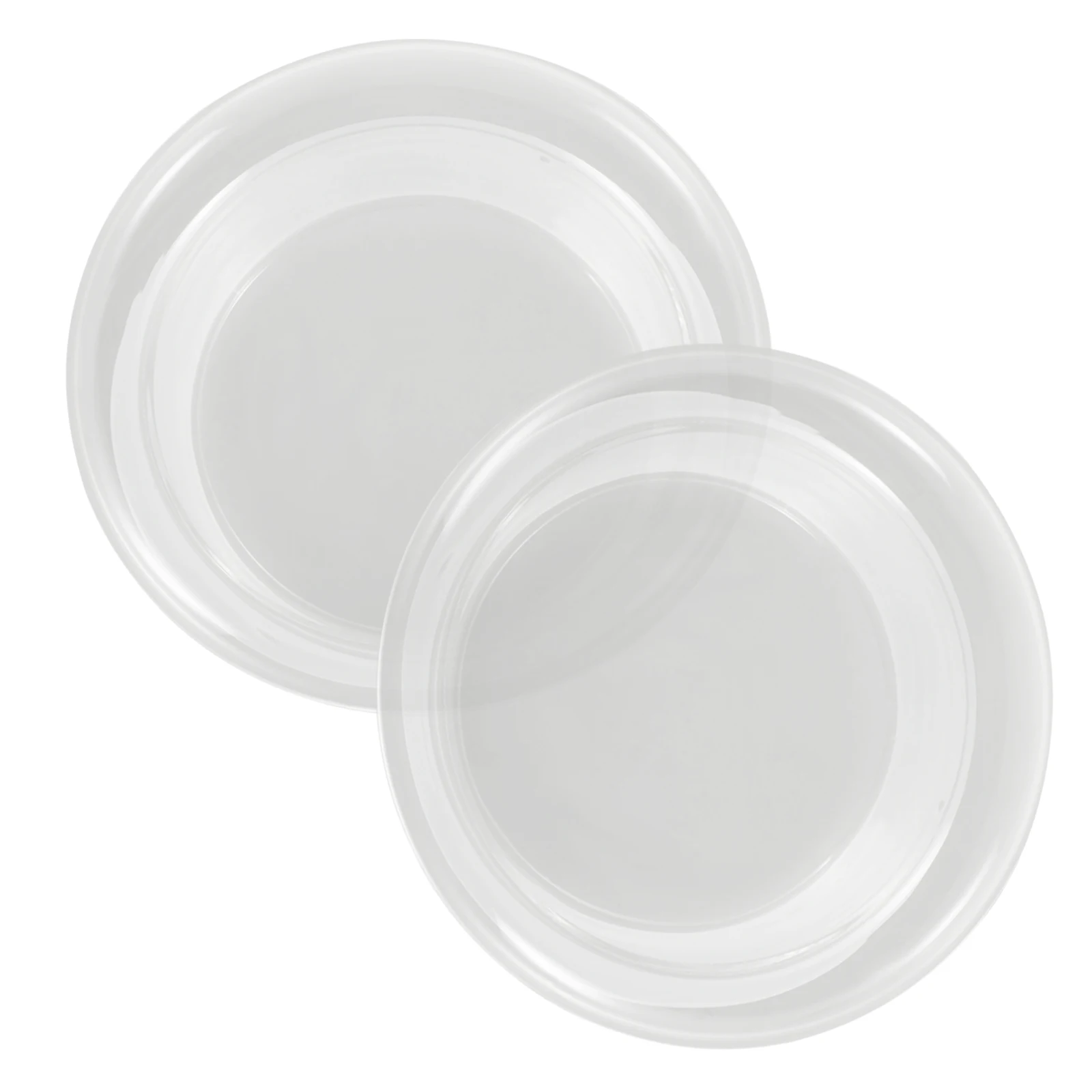 

2pcs Glass Pitcher Lids Replacement Airtight Water Jug Covers Temperature Resistant Silicone Edge Beverage Jar Lids For Juice