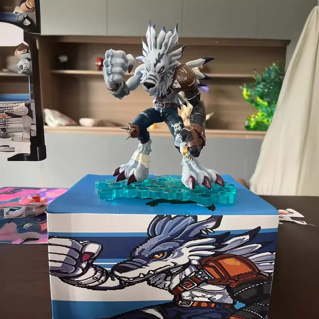 19Cm Hot Digimon Adventure Anime Figuren Gk Garurumon Action Figure Pvc Beeldje Standbeeld Collectie Model Pop Speelgoed Cadeaus Voor jongens