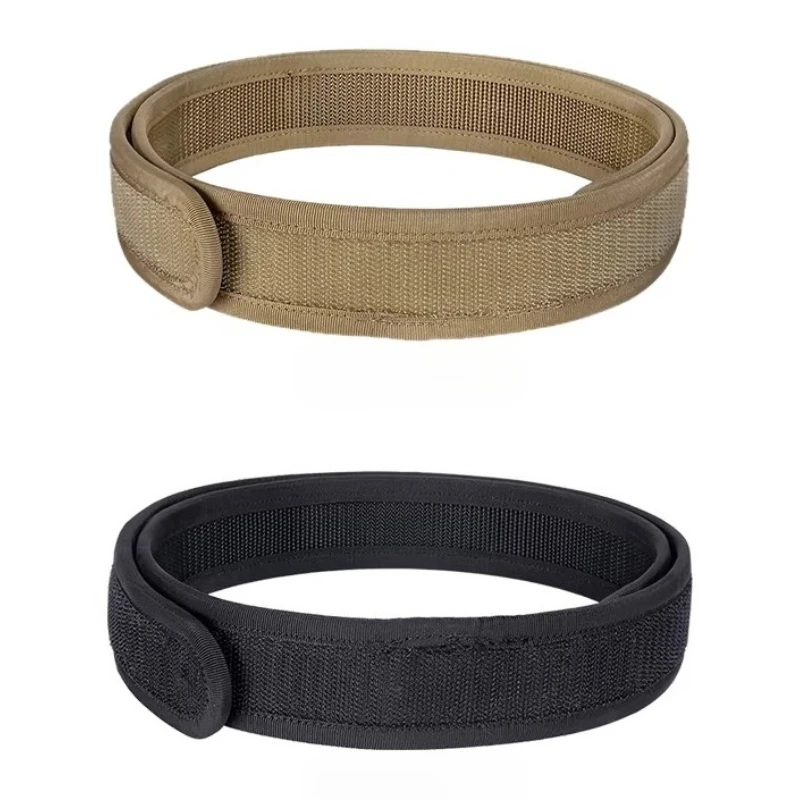 

Portable 1.5-Inch Tactical Inner Belt Nylon Soft Waistband with Hook-and-Loop Fasteners Hunting Commuter Style