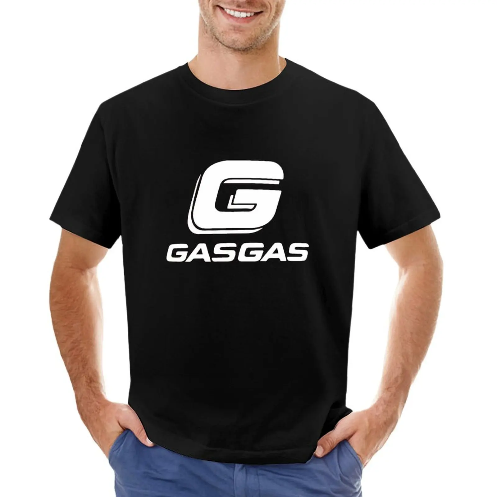 Gasgas Motorcycle T-Shirt plus size tops oversized t shirt vintage t shirts black t shirts for men