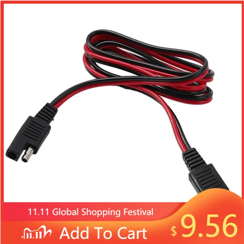 

Premium PVC and Copper Construction SAE to SAE Connector Extension Cable for Car Motorcycle RV Battery Charger