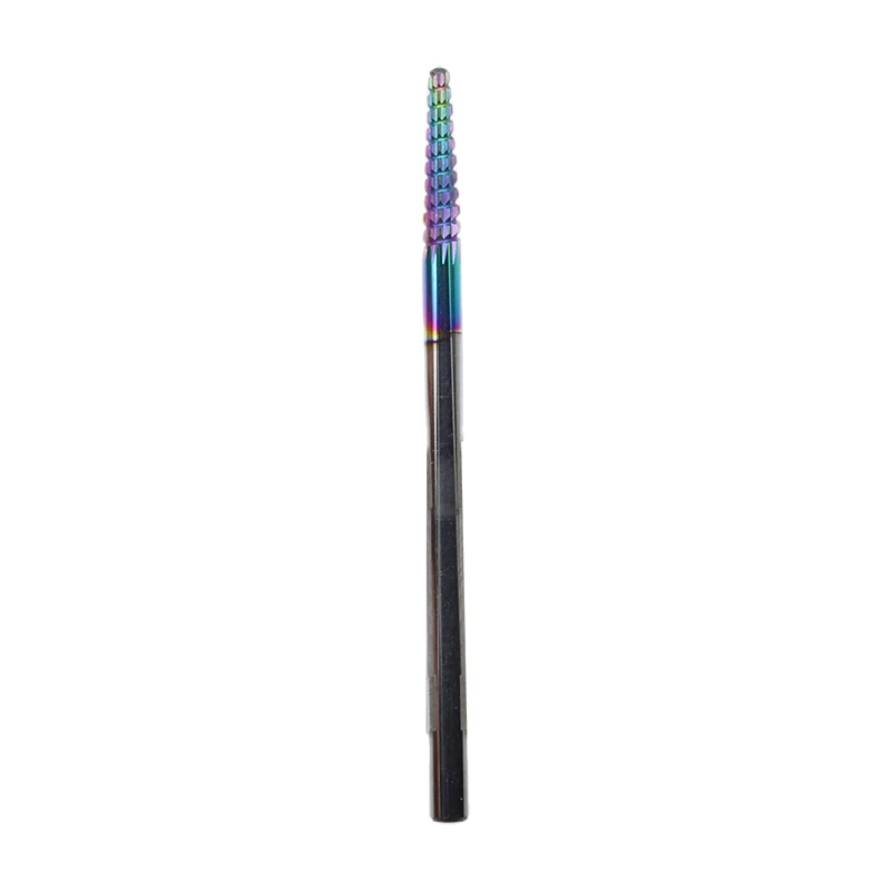 2way Rainbow Pro Whole Carbide Nail Drill Bits Nail Art Electric Drill Machine Files Nail Art Tools cut and polish bottom nail