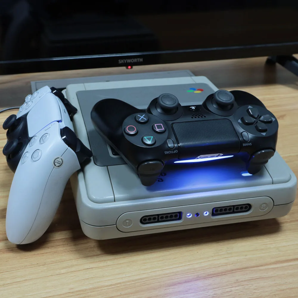 IBlueControlMod-Contrôleur sans fil, adaptateur interne, pour EU SNES JP SDavid, se connecte à pour PS3/PS4/PS5/Switch Pro