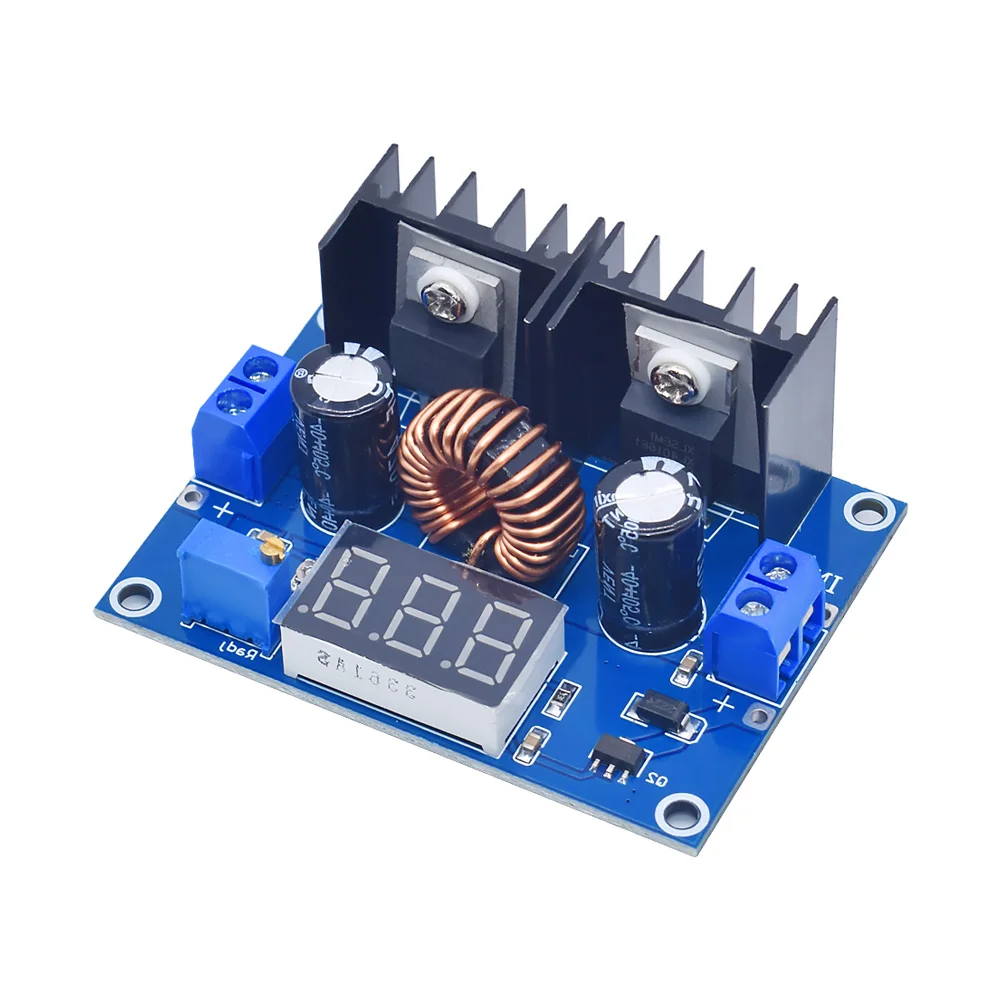 MH-ET LIVE LED Voltmeter PWM Adjustable 4-36V To 1.25-36V Step-Down Board Module XL4016 8A 200W DC-DC Power drop Module