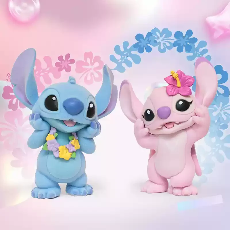 

New Product Disney Stitch And Angel Couple'S Small Handmade Stitch Stitch Stitch Desktop Decoration Birthday Gift For Friends