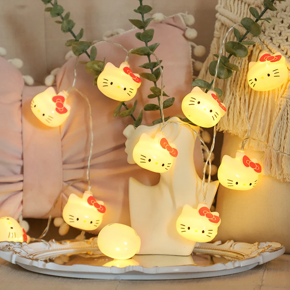 

Cute Cartoon Cat Fairy Light String Girls Kids Room Decoration Lights Birthday Party Light Garland Outdoor Camping String Lights