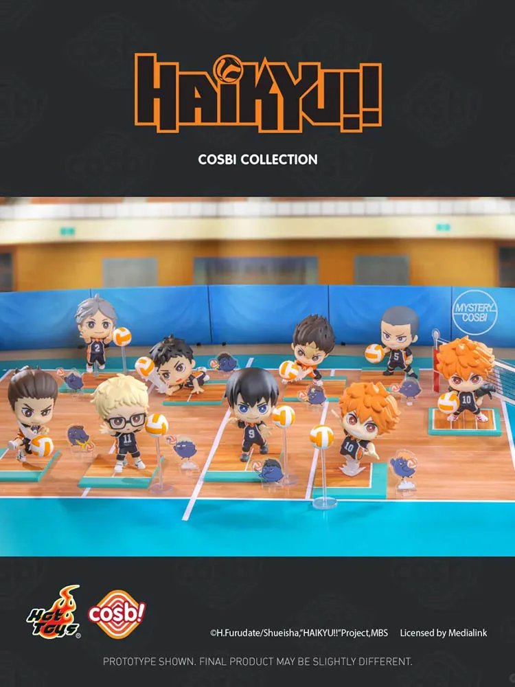 

ГОРЯЧИЕ ИГРУШКИ Haikyu слепая коробка COSBABY мини-фигурка Shoyo Hinata динамическая поза волейбол аниме коллекционный декор для стола подарок