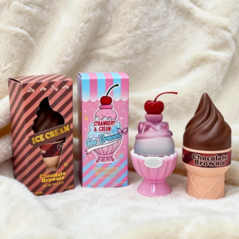 

Sweet Chocolate Ice Cream Perfume, Oriental Gourmet Fragrance Spray Long Lasting Eau De Toilette Cute Unique Women's Perfume