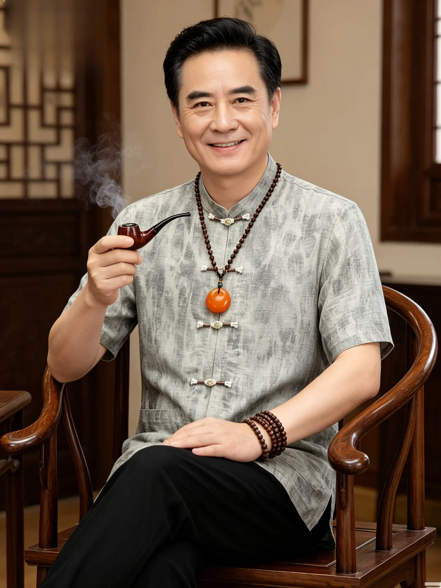 nouvel-ensemble-deux-pieces-en-soie-et-lin-de-style-chinois-chemise-decontractee-a-manches-courtes-pour-papa-collection-ete-matiere-confortable-et-respirante