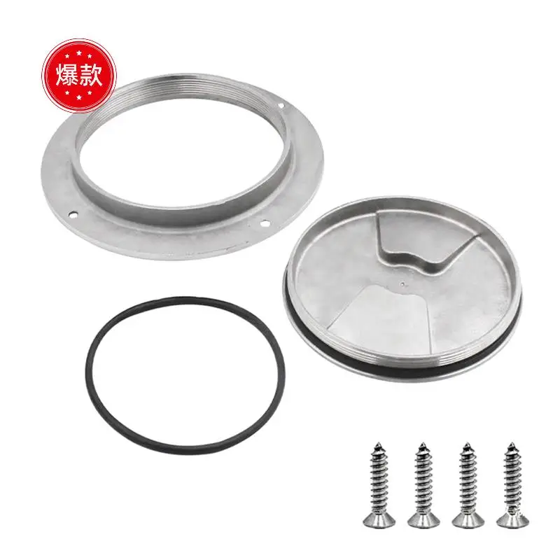 

Stainless Round Non Slip Inspection Hatch Deck Plate With Detachable Boat Accessories Cover For Marine Boat Yacht
