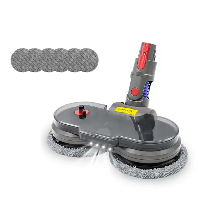 

A76G-For Dyson V7 V8 V10 V11 V15 Vacuum Cleaner Mop Attachment With Removable Water Tank Electric Wet Dry Mopping Head