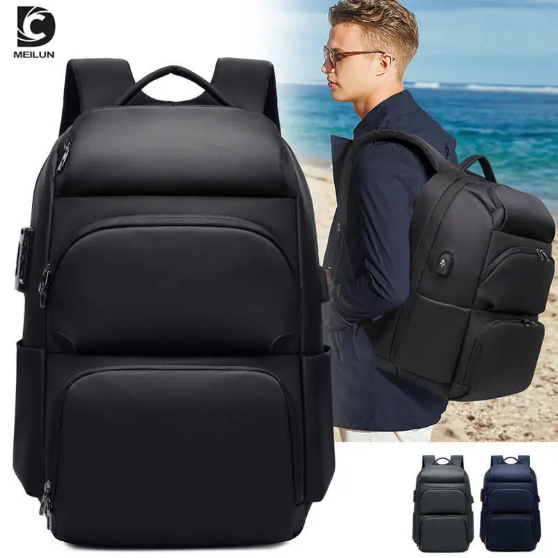 New Multifunctional Business Men, USB Large Capacity Laptop Bag, Backpack Gift Students, Anti-theft Commuting Backpack Men's