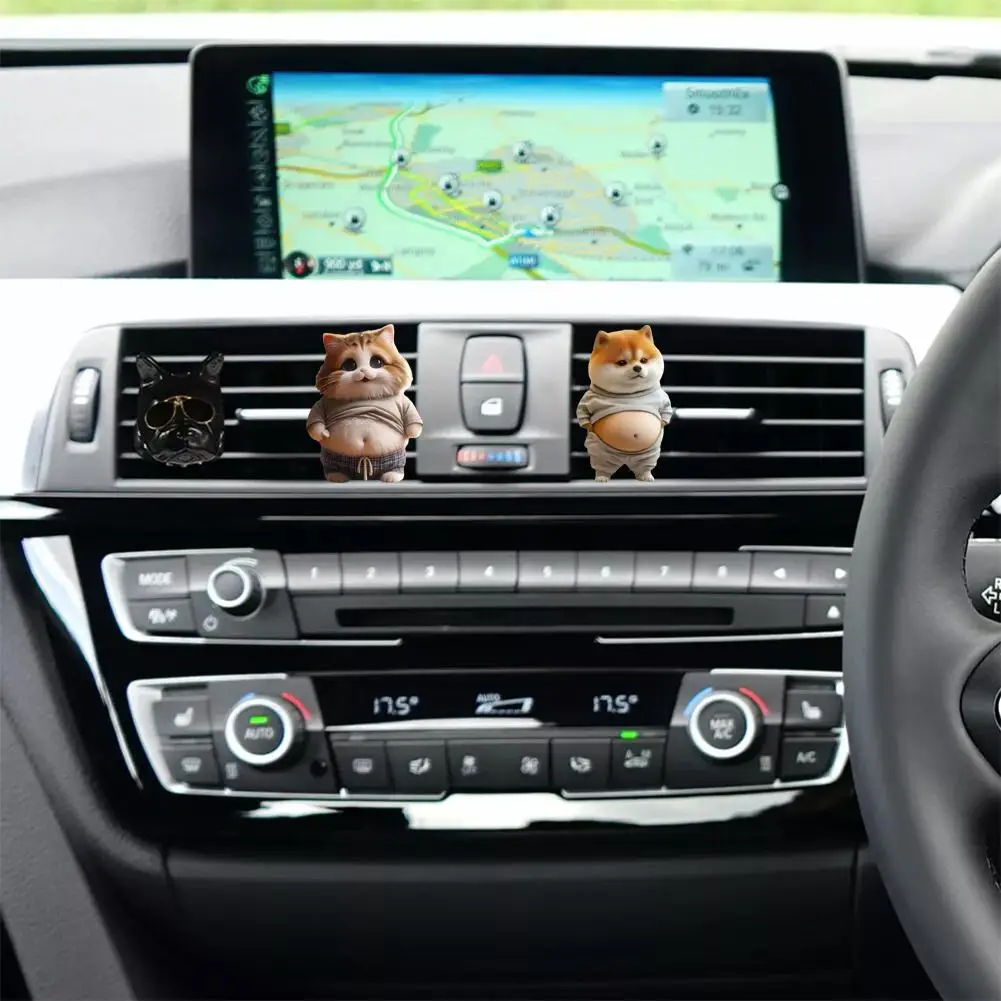 

Car Air Outlet Perfume Clips Cute Cat Air Freshener Diffuser Perfume Interior Decoration Car Accessories Aromatherapy J7K6