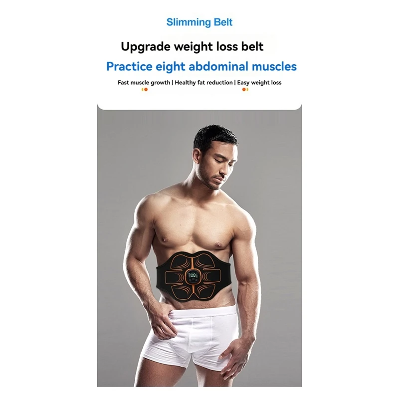 

Vibration Muscle Stimulator Abdominal EMS Trainer Electrostimulation Home Gym Equipment Fitness Massager USB Charging