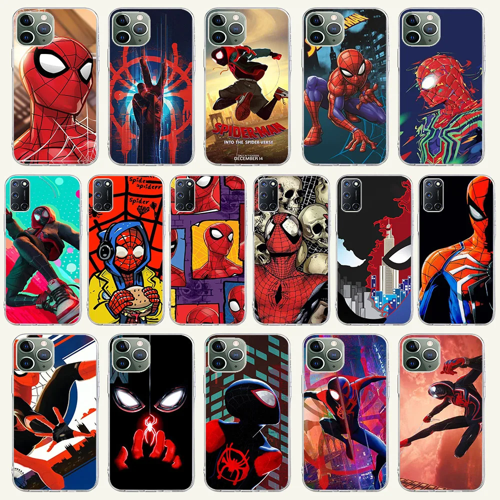 KK-61 Spiderman Flexible TPU Case for Moto G6 G7 G41 G51 G50 G71 G10 G20 Power Plus Play