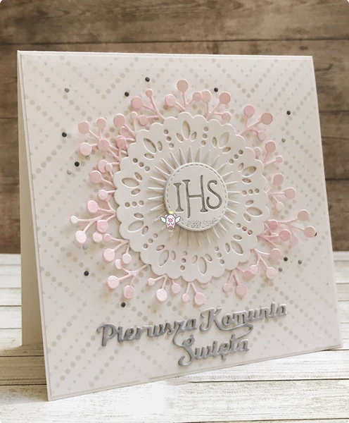 Mmao Crafts Metal Steel Cutting Dies 2019 Polish IHS Letter Wreath Stencil For DIY Scrapbooking Paper/photo Cards Embossing Dies