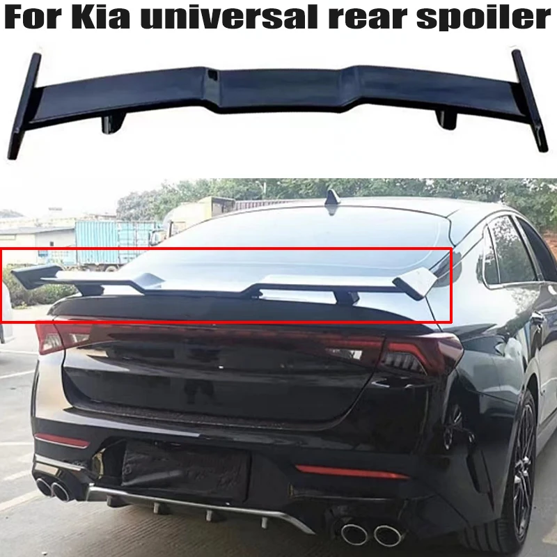 

For KIA K2/K3/K4/K5/Cerato/Forte/Pegas/Rio etc TRD Style universal Car Rear trunk cover wings spoiler Airfoil Accessorie