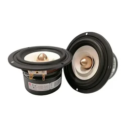2020 Audio Labs 4'' Home Audio DIY Full-Range Speaker Driver Unit White Mixed Paper Cone Rubber Suspension Shielded 4/8ohm 15W