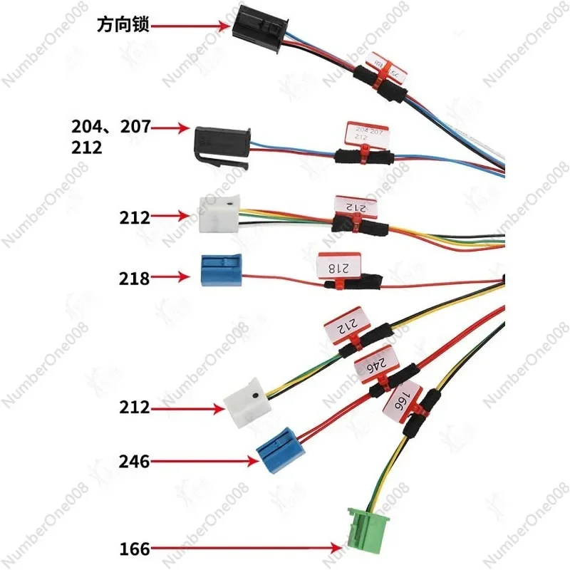 Suitable for Mercedes Lock Head ELV Test Platform Wiring Harness Key Matching Full Function Platform VVDI Large Tablet