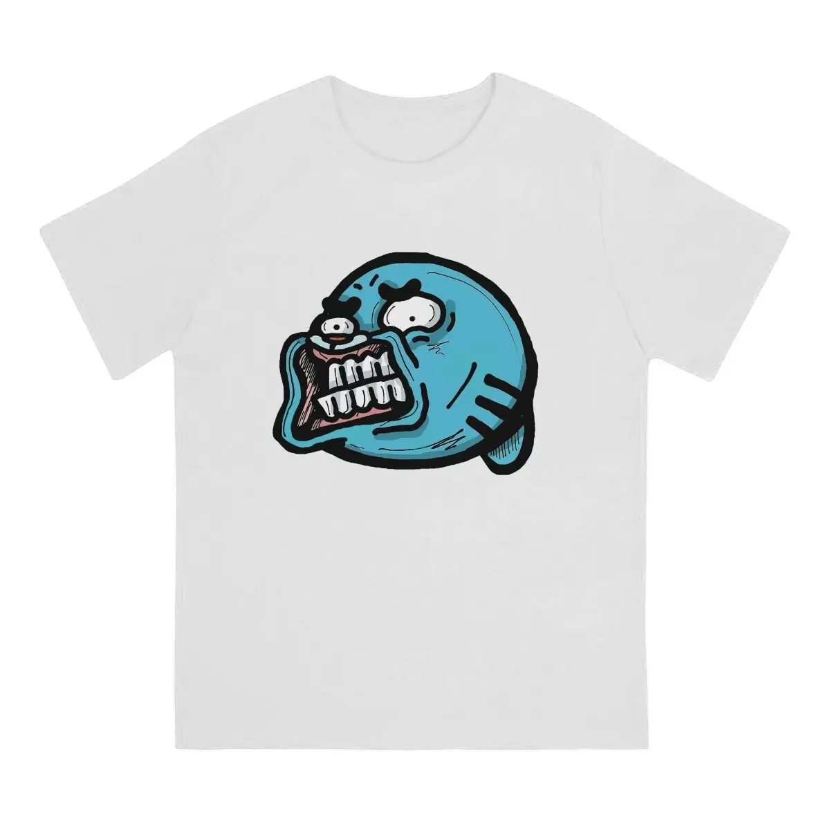 Angry T Shirts Men's  100% Cotton Fun T-Shirts O Neck T-The Amazing World of Gumball Tees Short Sleeve Tops Classic