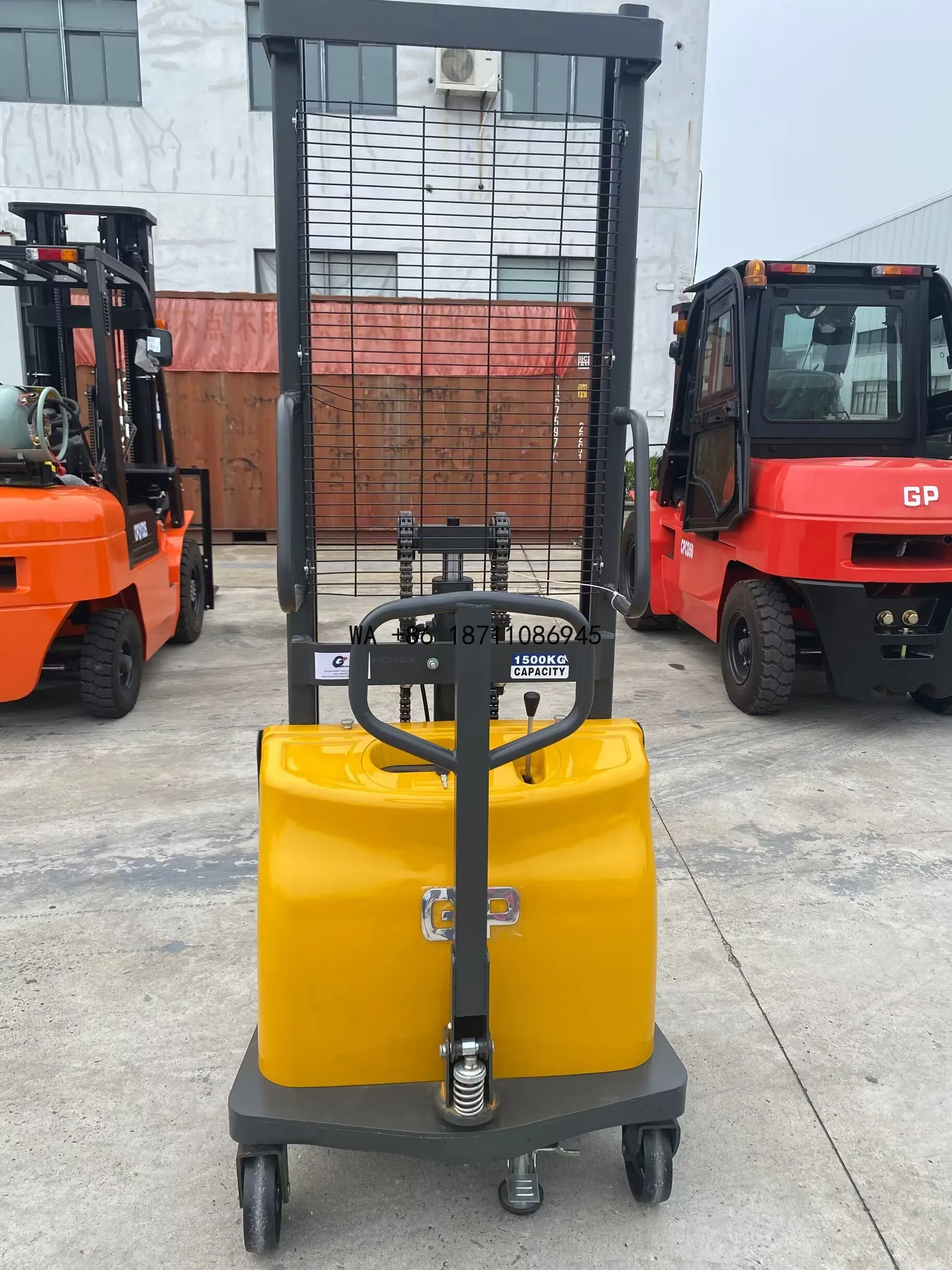 Self Lifting Semi Electric Stacker 2000Kg Load Capacity