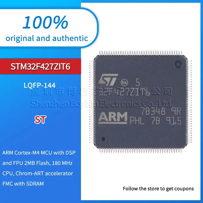 

Original genuine STM32F427ZIT6 LQFP-144