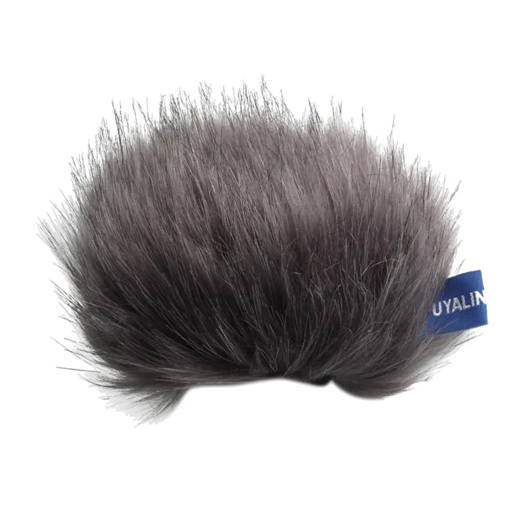 Protection Microphone Wind Cover Artificial Fur Windscreen Muff for Tascam DR-44WL and Similar Size Mics