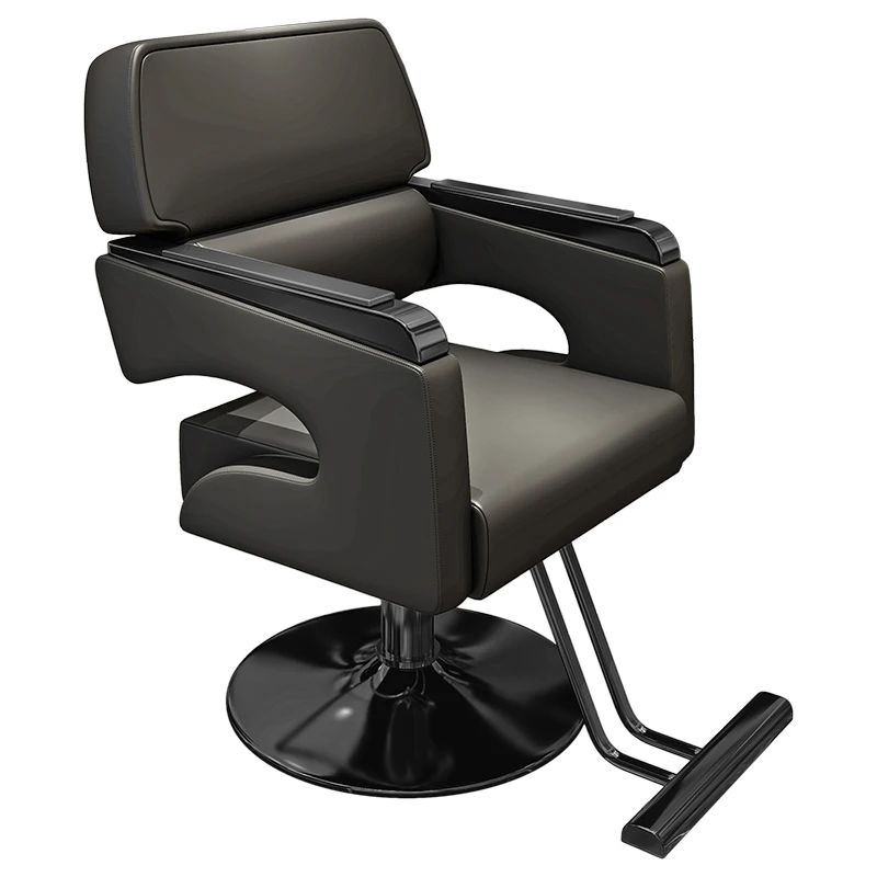 

All Black Barber Chair Hot Selling Modern Salon Chair Wholesale Salon Equipment Barber Chair Salon Furniture